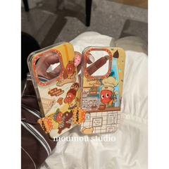 可爱卡通骑马甜品师星星人适用于苹果17/16pro手机壳15保护套1413