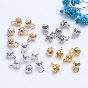 ��ɫ18K���𻨰���β�B�ӿ�����朰������DIY��朴����Ʒ���