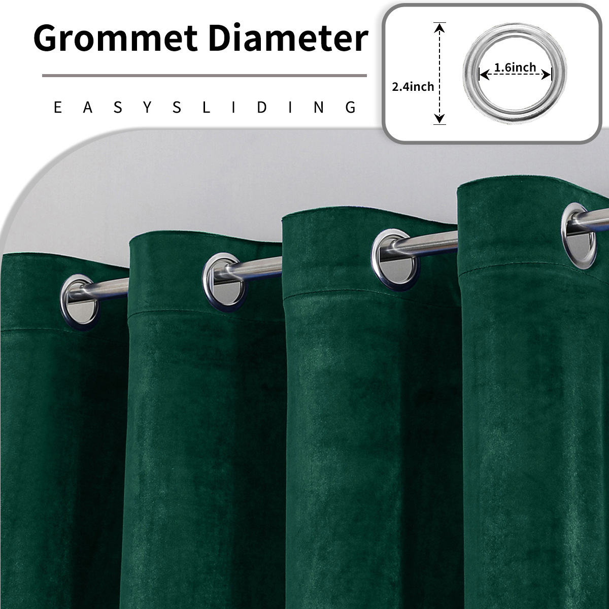 Cortinas Opacas de Terciopelo Italiano de Color Sólido para Amazon, Cortinas de Protección Solar de Alta Gama para Sala de Estar y Dormitorio, Fabricante Mayorista