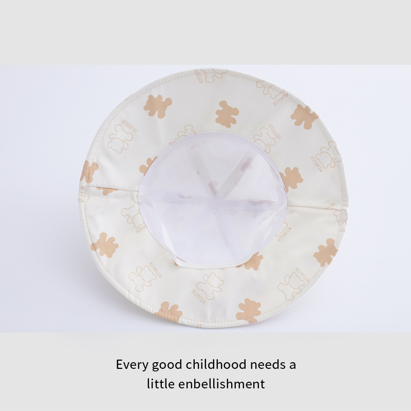 Sombrero de bebé primavera y otoño para bebés, sombrero de pescador, sombrero de protección solar, gorra de gran borde delgada y transpirable para hombres y mujeres