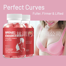 Breast Enhancement Gummies,Fuller,Firmer & Lifted,Peach 60Ct