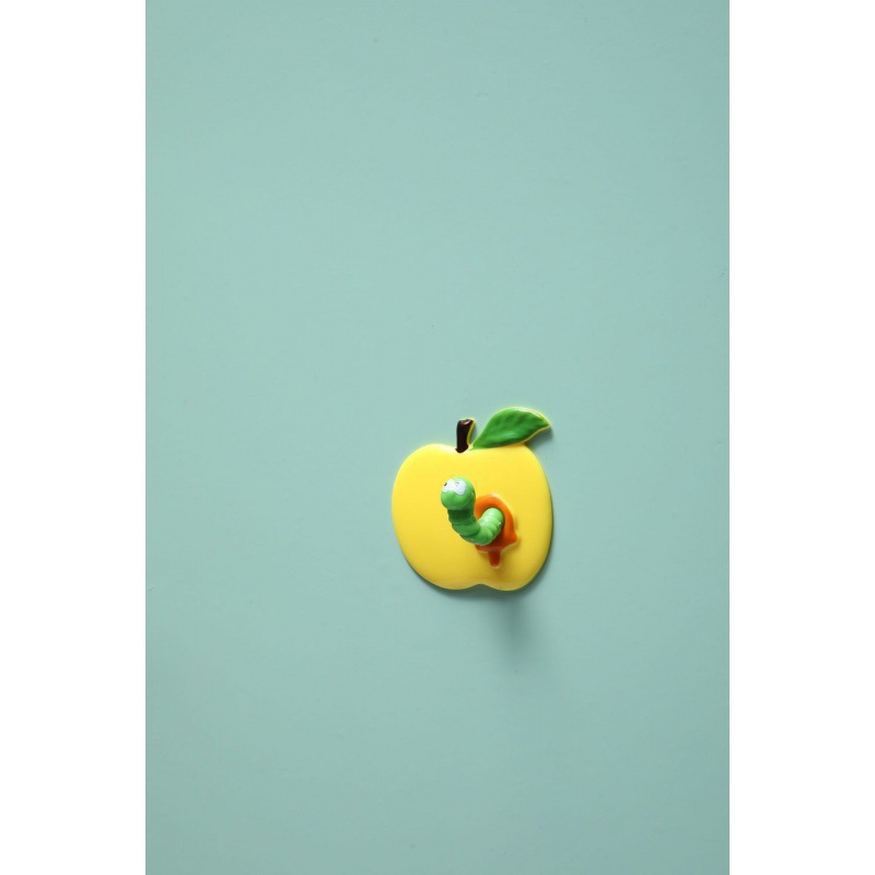 Nuevos ganchos de oruga transfronterizos lindos ganchos de animales de dibujos animados tridimensionales sin perforación y sin dejar ganchos de ropa de pegamento