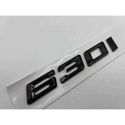 Suitable for BMW's new GT 630i, 640i, and 650i models; includes glossy black emblems, lettering, and rear emblems (Car logo) - standard-18-24630i