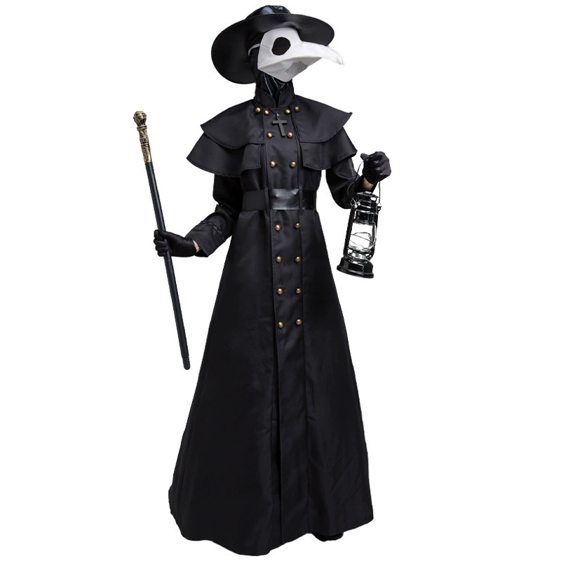 Doctor uniform, mask, halloween, punk style, European style