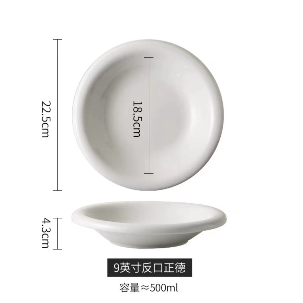 9 인치 입 방지 Zhengde 플레이트