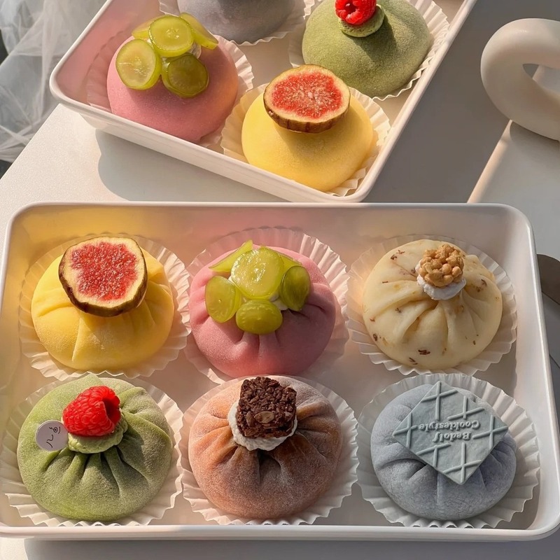 粘着防止雪餅用紙 丸型もち米餅底紙 無油紙 ベーキングペーパー 菓子用紙 個包装|undefined