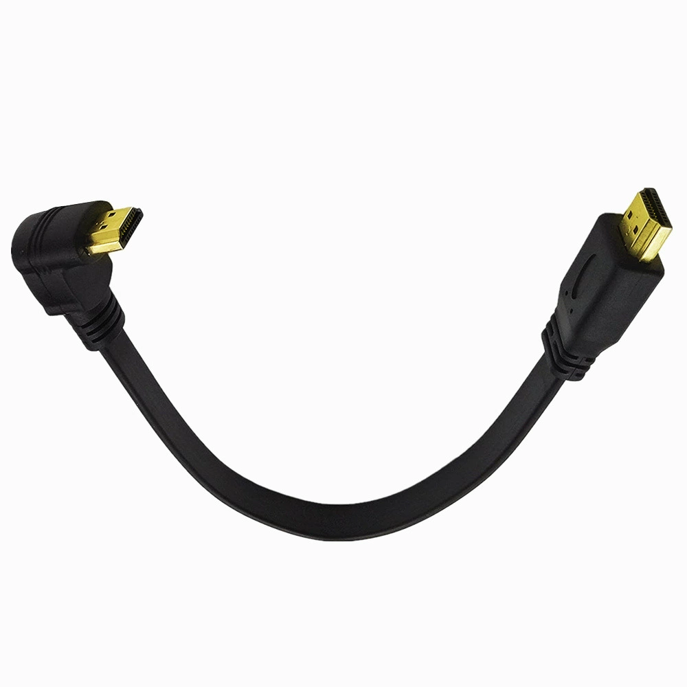 HDTV HDMI удлинительный кабель male-to-male 1,4 м HDTV 90 градусов верхний и нижний изгиб удлинительный кабель 0,3 м