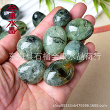 ��Ȼ����ʯ�Lʯ �G���Ѭ�觴��w��ԭʯ��ĥPrehnite Tumbled Ston