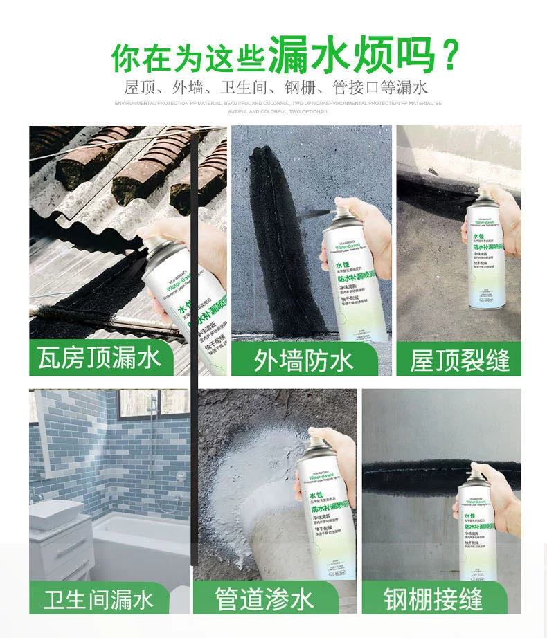 Waterproof spray water based, grip safety