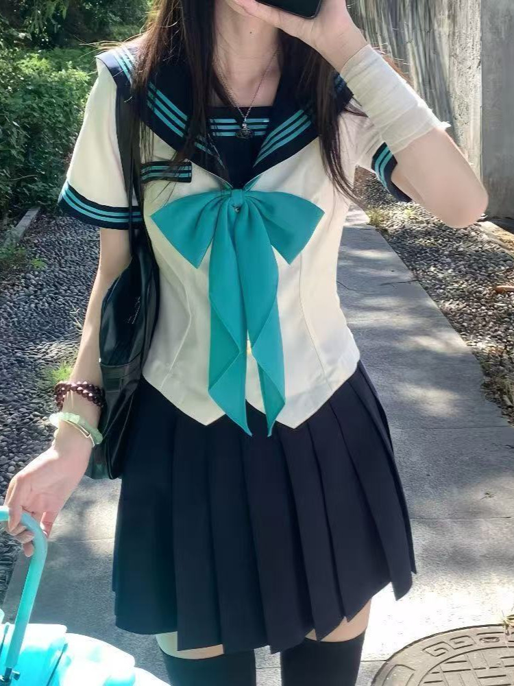 Base cute summer uniform for students