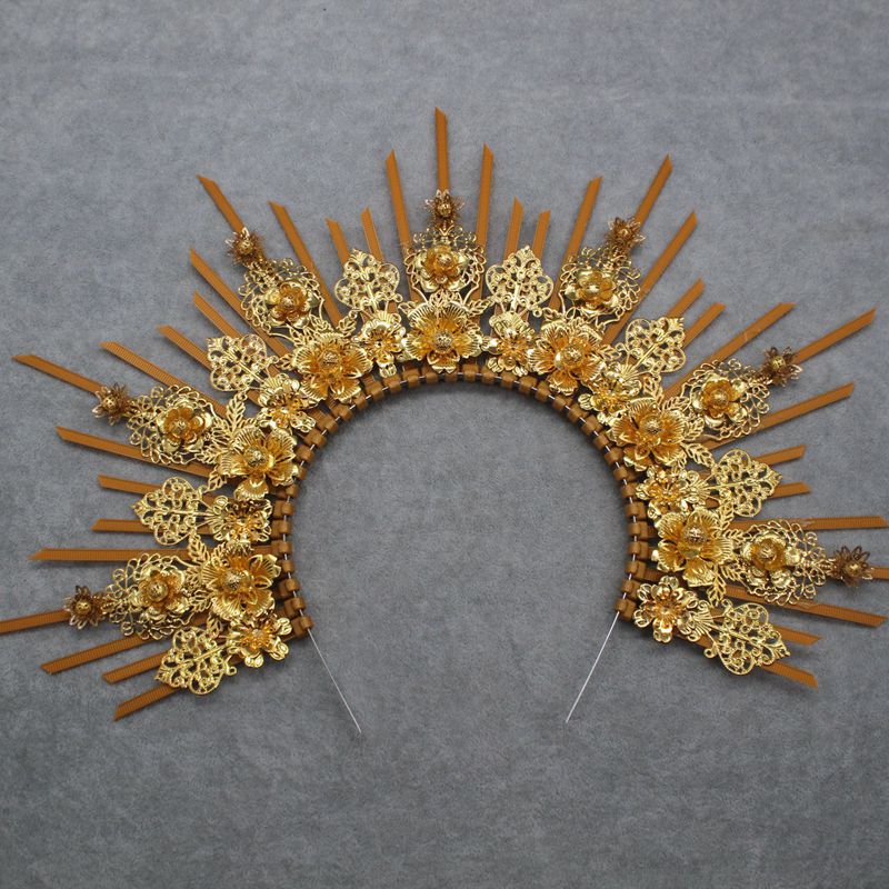 Lolita halo Ángel diadema paquete material hecho a mano Iglesia Sol corona exagerada foto tocado Accesorios