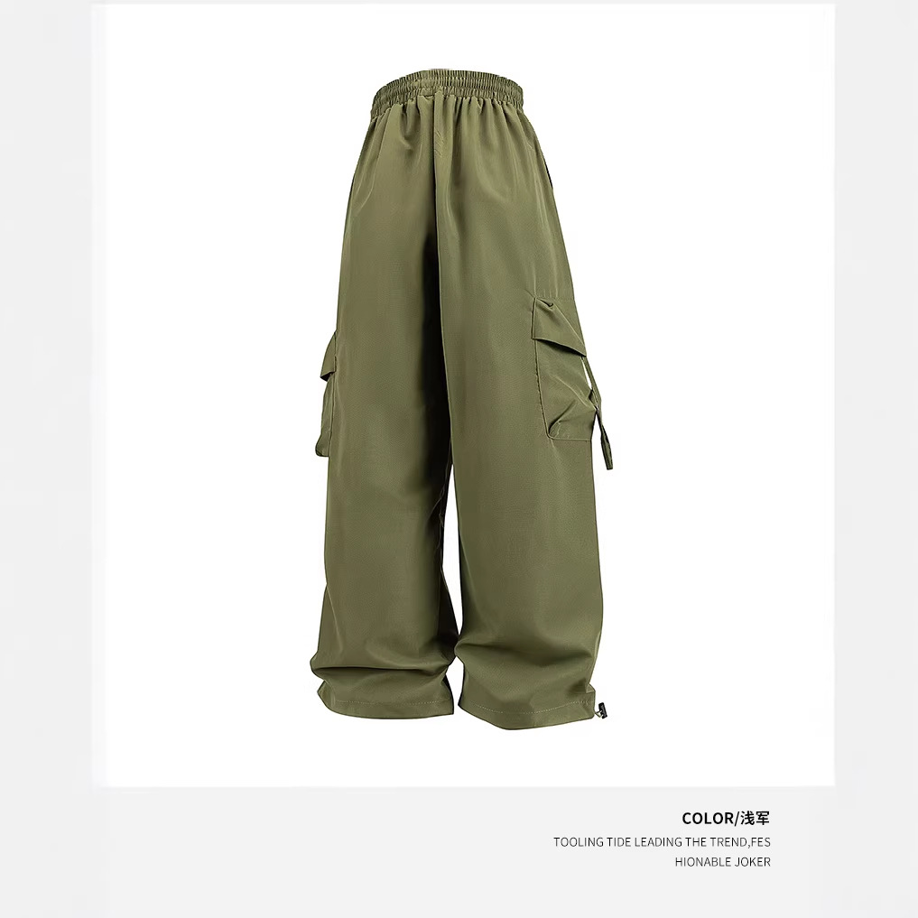 2026 New Style Outdoor Windproof Waterproof Multi-Pocket Warm Pants Winter Thickened Cargo Pants Trendy Casual Pants