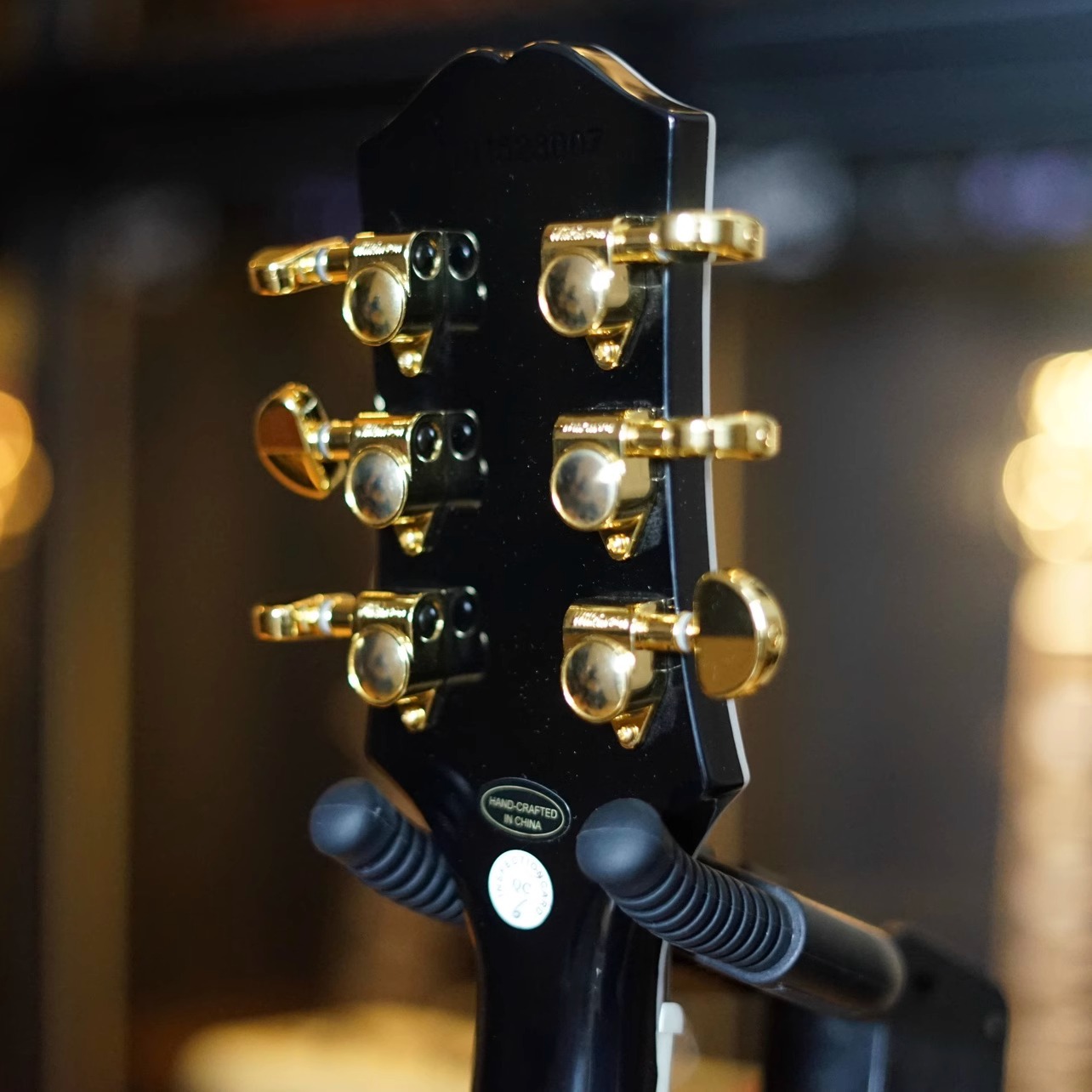 Epiphone Black Card Les Paul Custom Electric Guitar 3