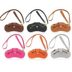 Cross-border halter neck glasses bag, summer sunglasses storage bag, portable sunglasses case, wrist strap, glasses clip