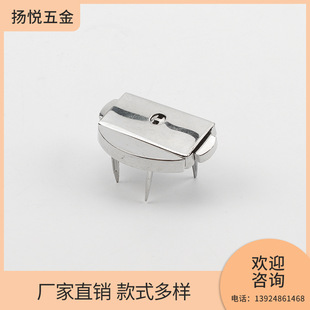 DIY handmade accessories patchwork bag Chanel style light gold Bronze plug lock lock twist lock square lock round lock accessories