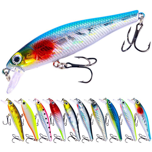 Hovering Minnow lure 9g Xige long-range slow-sinking Milo fake bait stream boat fishing sea fishing bait wholesale