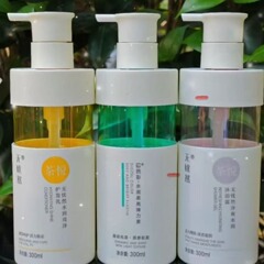 在庫あり 電子商取引人気の300ml500ml1000mlスプライシング円筒形PETシャワージェルシャンプーボトル