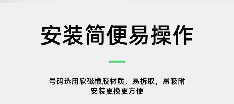 High-end car accessory for temporary parking, popular car item 2026, car phone number plate for moving vehicles