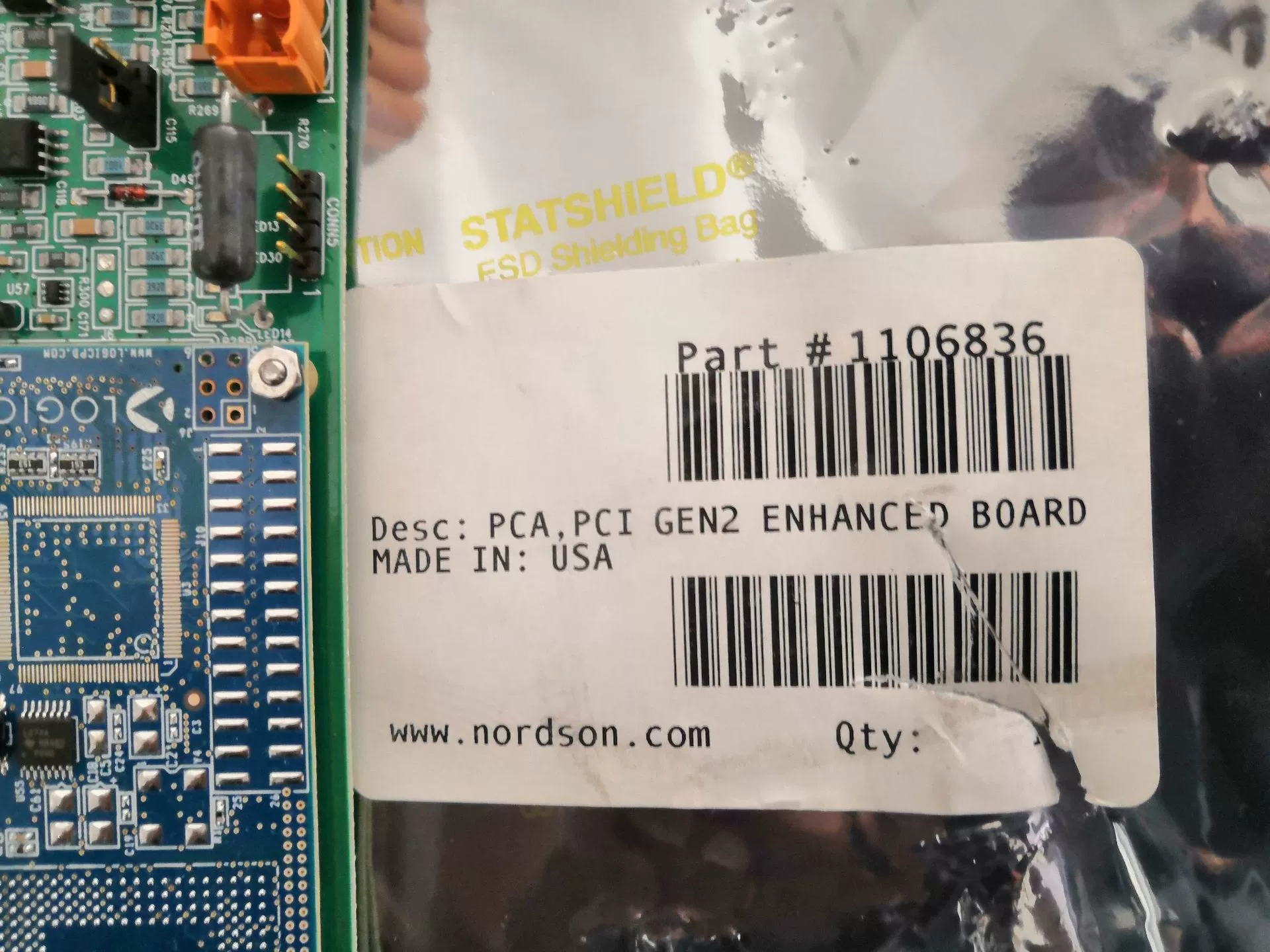 Nordson nordson PCA,PCI GEN ENHANCED Плата расширения материнской платы 1106836