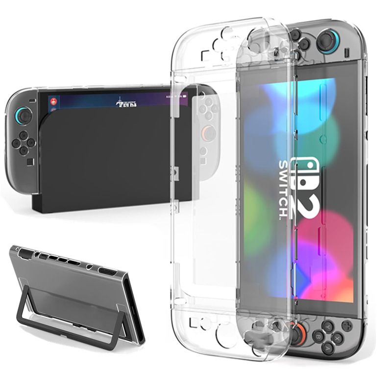 Carcasa protectora transparente de segunda generación para Nintendo Switch 2 Crystal Shell 2025, nueva.