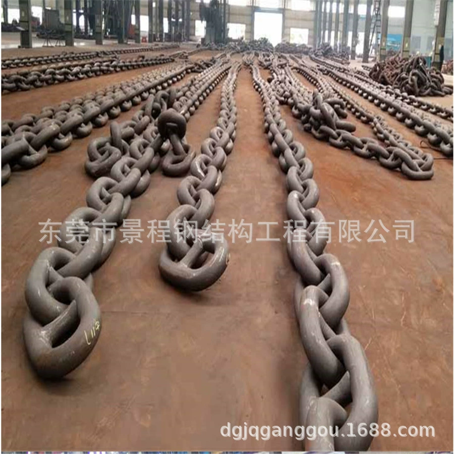 Морская трехуровневая якорная цепь из нержавеющей стали Guilin, анти-городская морская якорная цепь R4, анкерная цепь из бисера, морской поворотный набор, необработанная скоба