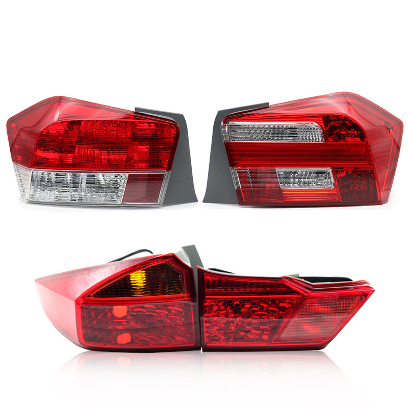Aplicable a Honda 09 / 11 / 12 / 14 / 15 / 17 años de luz trasera frontal carcasa de luz trasera carcasa de luz de freno trasera