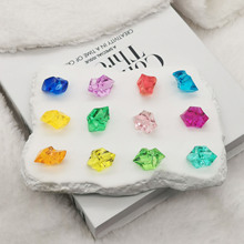 亚克力彩石仿真冰块亚克力公仔DIY碎冰塑料冰块游乐园玩具宝石