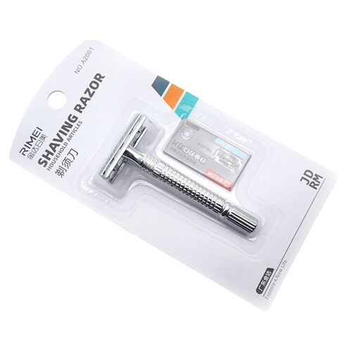 Kinda Rimei A2001 razor platinum manual razor blade old-fashioned shaving double-sided razor holder