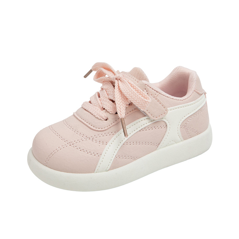Zapatos infantiles Gump 2026 primavera y otoño nuevos zapatos de entrenamiento alemán retro de suela gruesa zapatos casuales de suela suave zapatos de tablero blanco para estudiantes