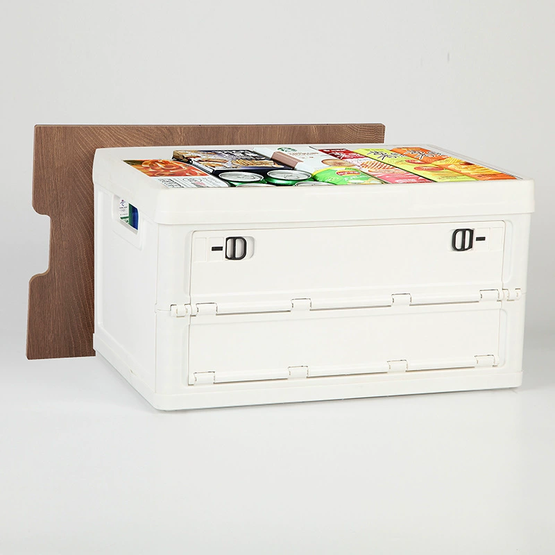 Ящик для хранения на открытом воздухе с боковым открытием, складной ящик с боковым открытием, ящик для хранения с деревянной крышкой, ящик для хранения автомобиля большой емкости