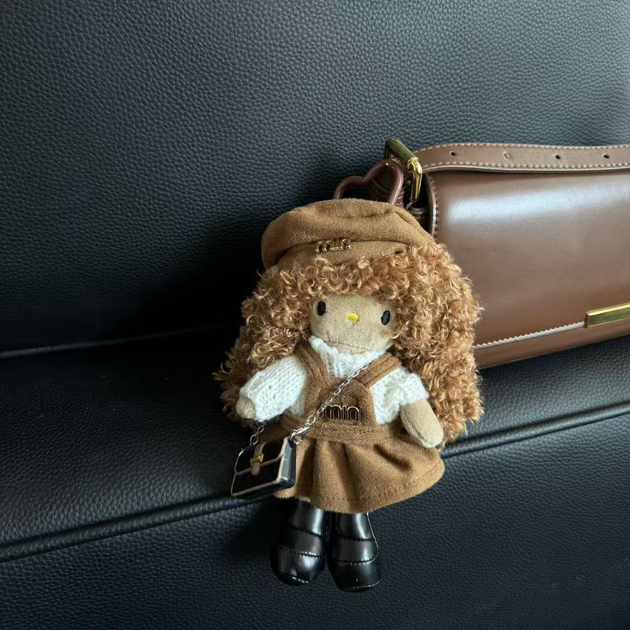 新品可爱いロングレギンスキティぬいぐるみスカートきせかえ人形ドレスins风人形饰りリュックサックキーホルダー