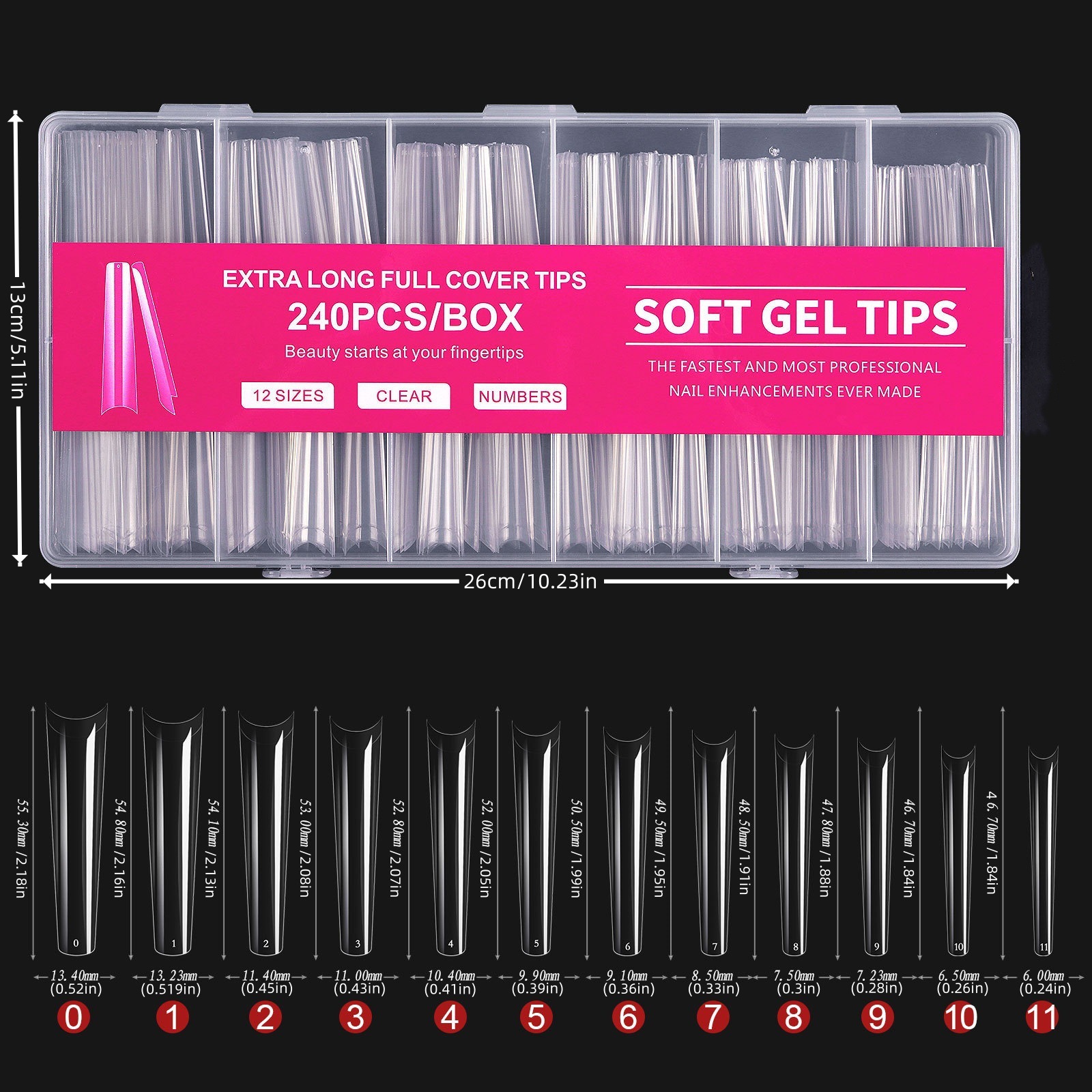 Super Long Denim Plate 240 piezas / caja