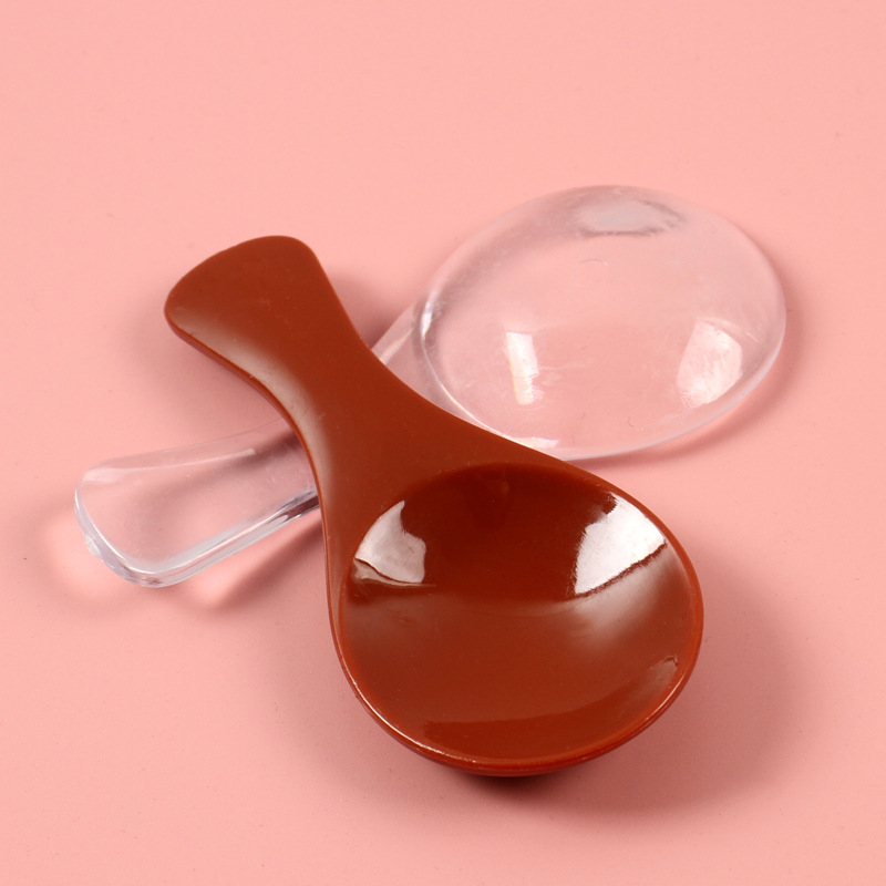 ABS simulación cuchara modelo DIY divertido hecho a mano comida y juego vajilla muñeca casa comida decoración simulación cuchara juguete