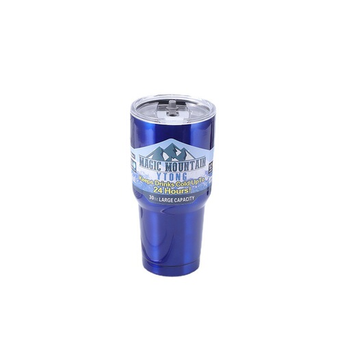 Ice Boss Food-Grade 304 Stainless Steel Thermos: Dual-Use Summer Coffee Cup—Refrigerates & Keeps Drinks Cold—Portable for Car Use
