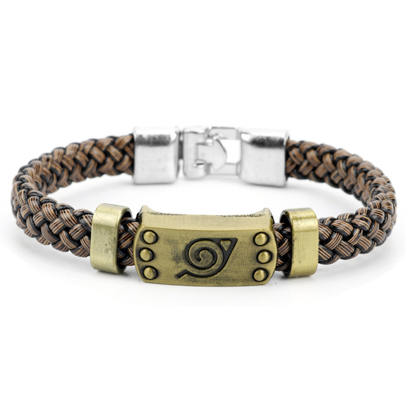 Anime Naruto Kouye Three Gouyu Ringeye Creative Bracelet Soul Eater Woven Bracelet Spot