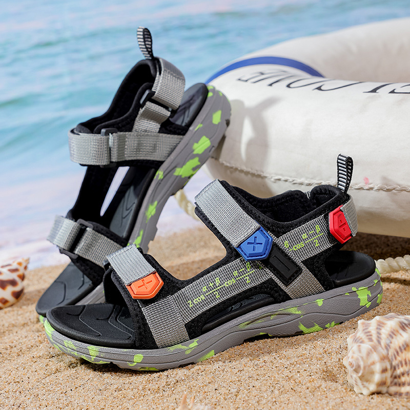 2023 Summer New Children's Fashion Outdoor Sports Sandals Boys All-match Comfortable Soft-soled Casual Beach Shoes
