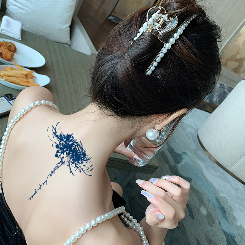 ジュースの紋章はネットの赤い紋章を貼って15日間の現物の卸売りの草本の植物の半永久の刺青のシールを持続します。