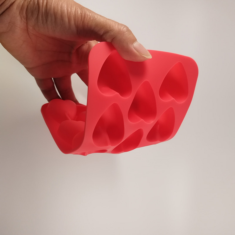 クロスボーダーシリコーンハート型製氷皿家庭用手作り DIY 簡単に離型できる食品グレードのシリコーンアイスキューブ製氷皿型星型|undefined