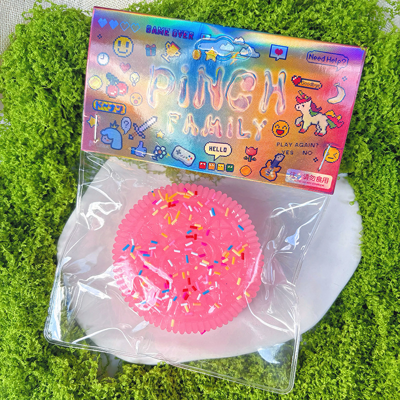 小紅書と同じスタイルのぬいぐるみ猫の爪ピンチ減圧おもちゃ超ソフト粘土感食品おもちゃピンチ減圧おもちゃ|undefined