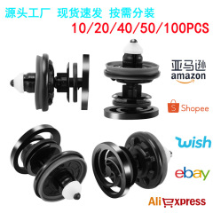 20PCS門飾板卡扣適用奧迪大眾汽車內飾面板固定鉚釘10/50pc緊固件