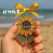 Sunflower Sea Glass Ornament ���տ��������b�Ʒ