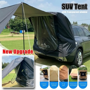 Portable Waterproof Car Rear Tent Outdoor Travel Camping
