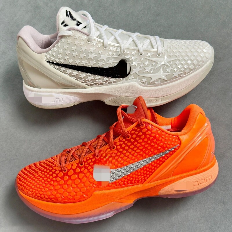 High-end Kobe 6 basketball shoes for practical use, Kobe6 Green Hornet Violent Orange full carbon plate sports shoes for men and women