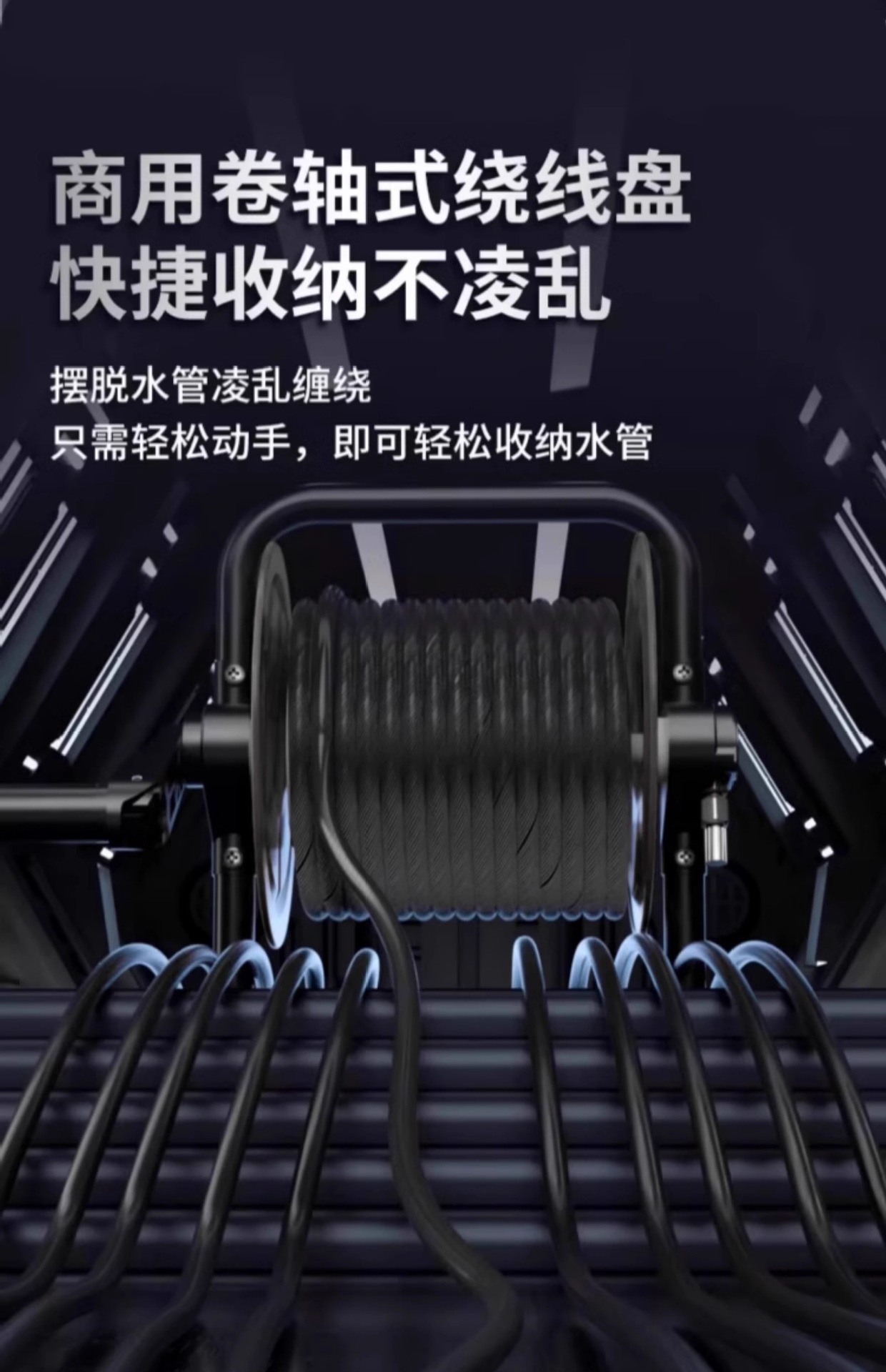 High-Pressure Car Washing Machine 220V Household High-Power High-Pressure Water Gun Trolley-Type Floor Cleaning and Car Washing High-Pressure Cleaning Machine Wholesale