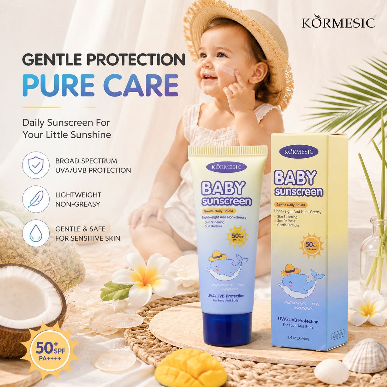 Crema Humectante para Bebés y Niños para Rostro y Cuerpo image 3