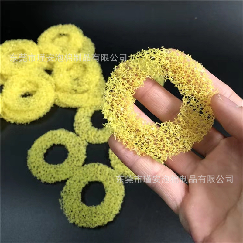 浴缸毛发过滤网洗脸盆水槽排水口过滤棉洗漱台下水道海绵防堵神器