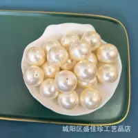 Японский хлопок жемчужный шар DIY ювелирные аксессуары прямое отверстие с карманами свободные бусины аксессуары для волос Серьги рюшами бусины жемчуг