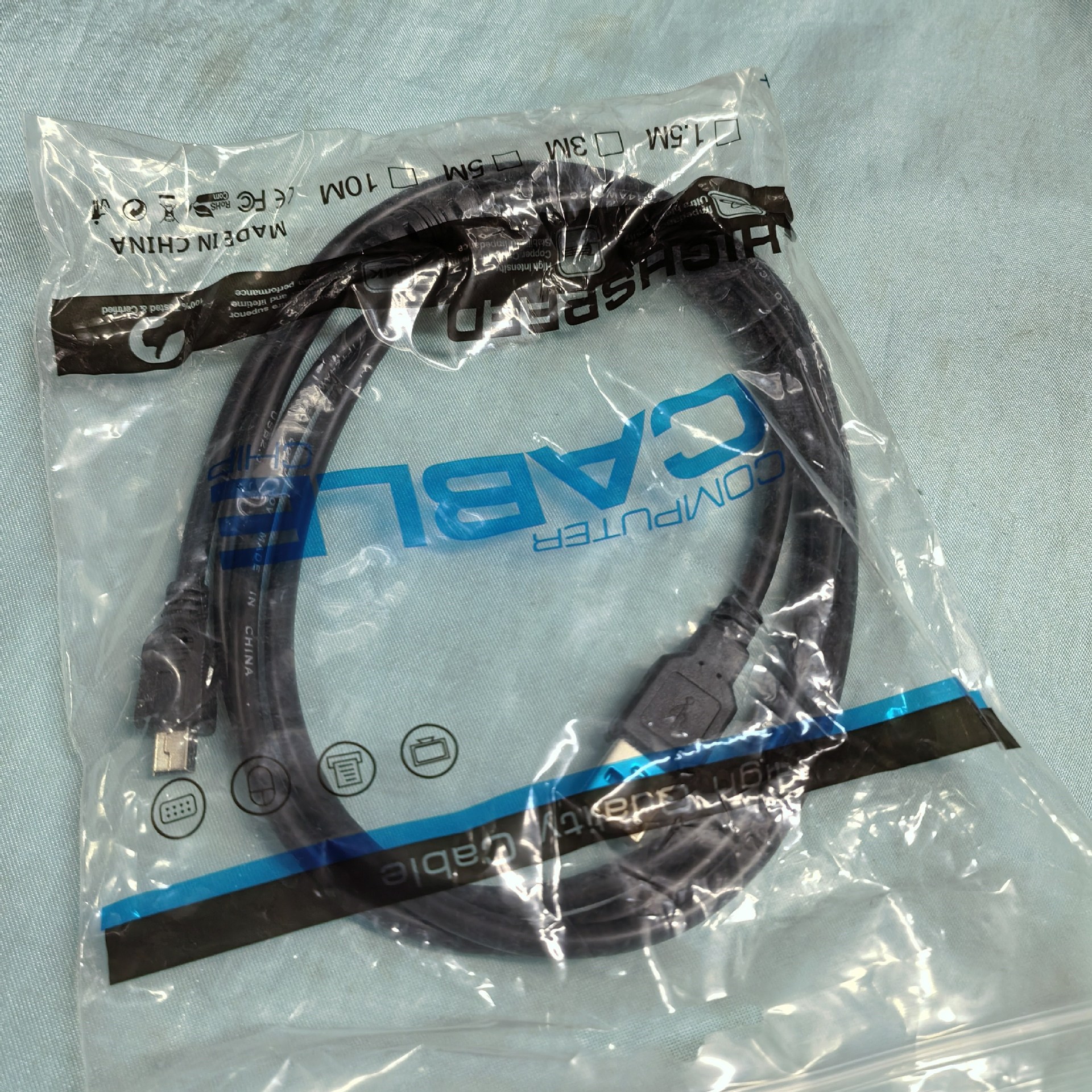 兼容CONTEC公司DIO-0808LY-USB  等的USB接口的数据采集连接线