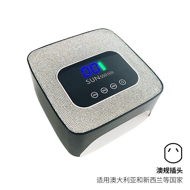 Lámpara de manicura transfronteriza 280W de alta potencia de manicura luz de terapia de almacenamiento de 57 LED pegamento de manicura lámpara de horneado de diamante manicura