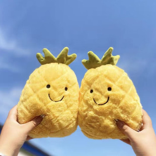 New simulation fruit series plush toy doll doll pineapple eight inch grab doll wholesale grab doll